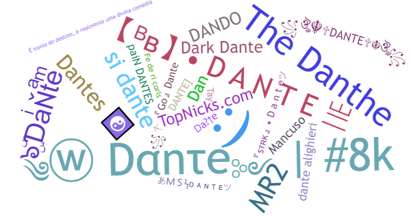 Nicknames for Dante