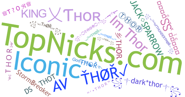 Nicknames for THOR