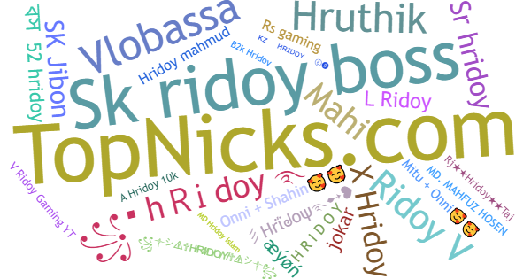 Nicknames for Hridoy