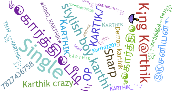 Nicknames for Karthik