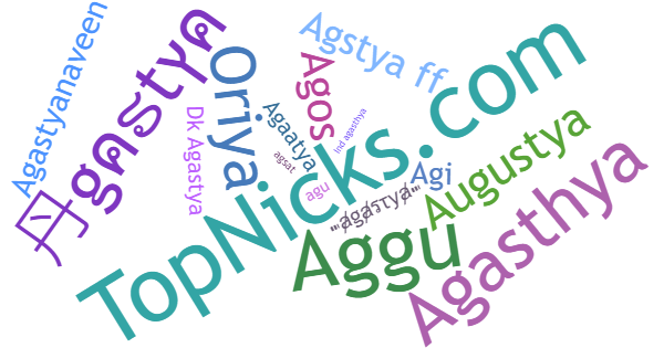 Nicknames for Agastya