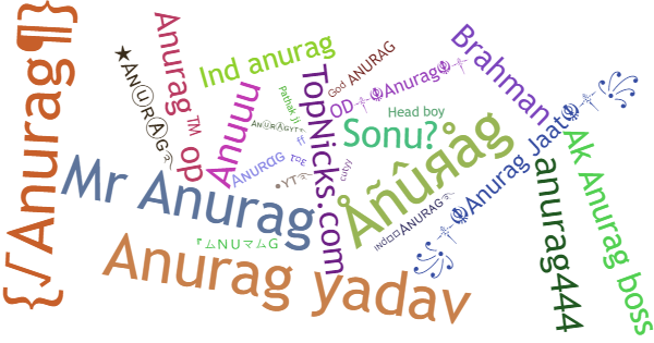 Nicknames for Anurag