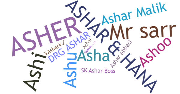 Nicknames for Ashar