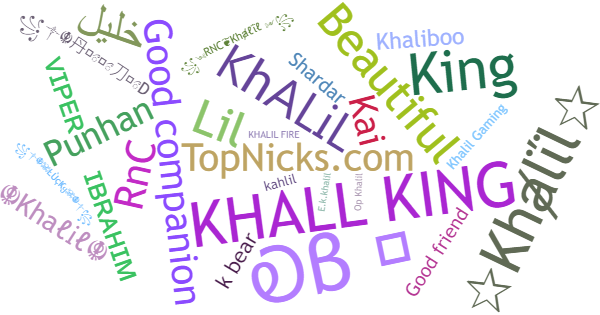 Nicknames for Khalil