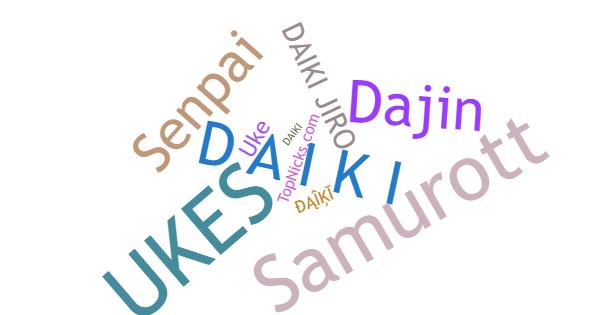 Nicknames for Daiki