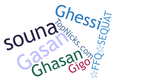 Nicknames for Ghassan