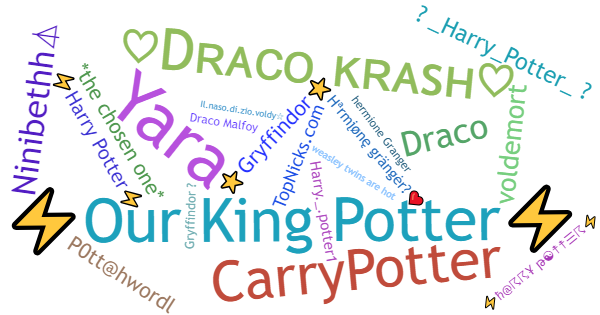 Nicknames for HarryPotter