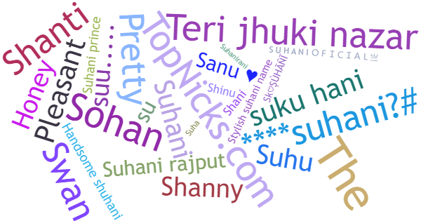 Nicknames for Suhani