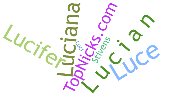 Nicknames for Lucian