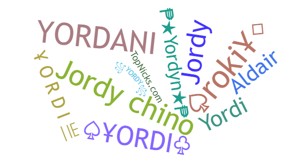 Nicknames for Yordi