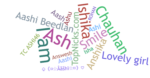 Nicknames for Aashi