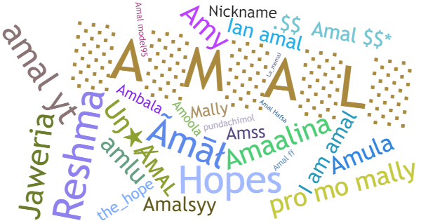 Nicknames for Amal