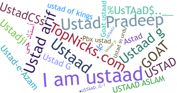 Nicknames for Ustad