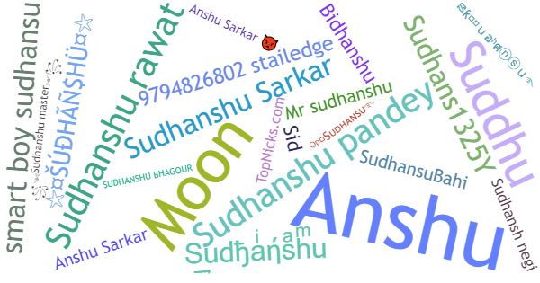 Nicknames for Sudhanshu