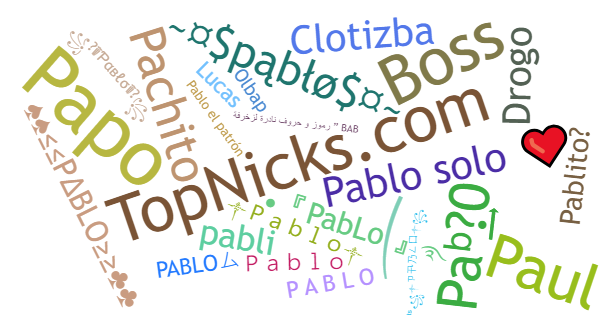 Nicknames for Pablo