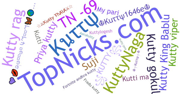 Nicknames for Kutty