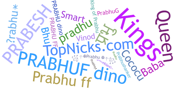 Nicknames for Prabhu