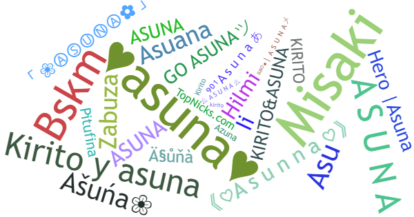 Nicknames for Asuna