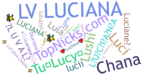 Nicknames for Luciana