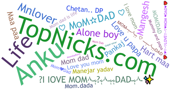 Nicknames for Momdad