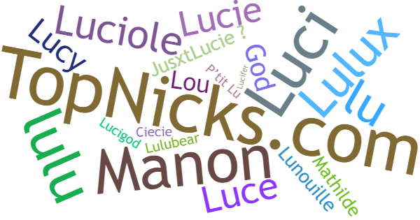 Nicknames for Lucie