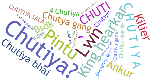 Nicknames for Chutiya