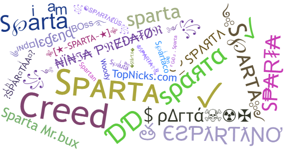 Nicknames for Sparta