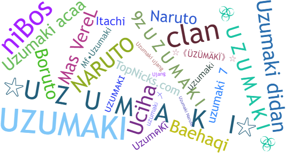 Nicknames for Uzumaki