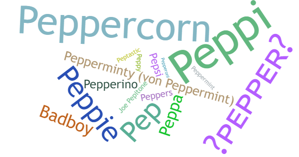 Nicknames for Pepper