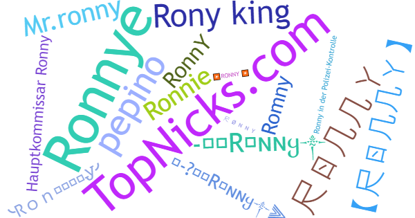 Nicknames for Ronny