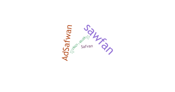 Nicknames for Safwan