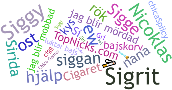 Nicknames for Sigrid