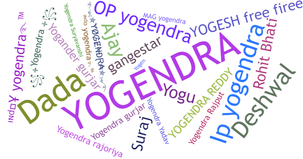 Nicknames for Yogendra