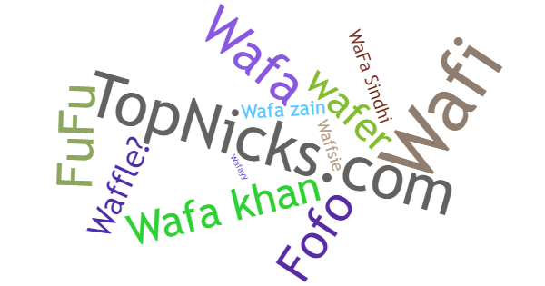 Nicknames for Wafa