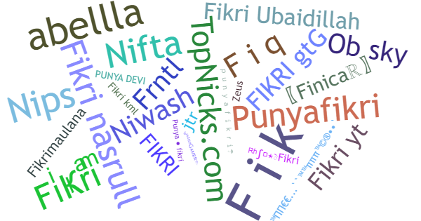 Nicknames for Fikri