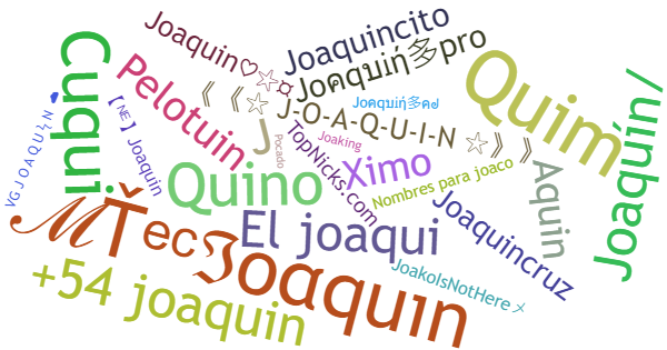 Nicknames for Joaquin