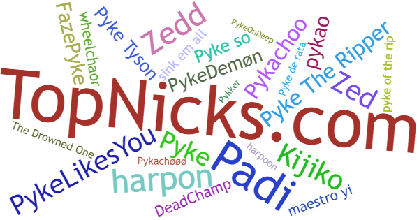 Nicknames for Pyke