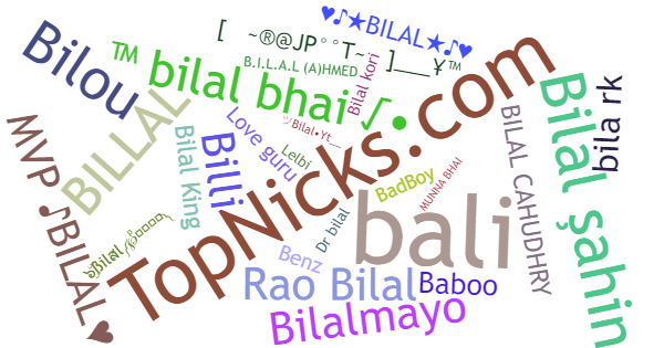 Nicknames for Bilal