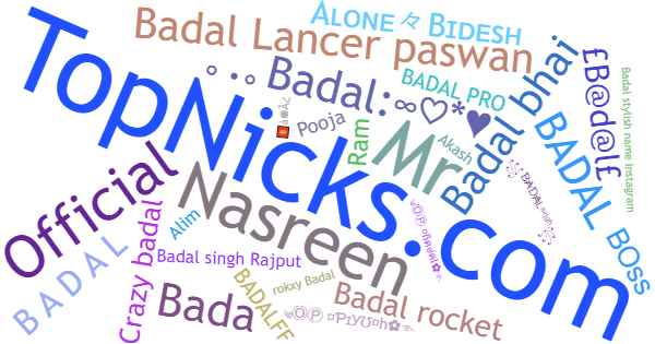 Nicknames for Badal