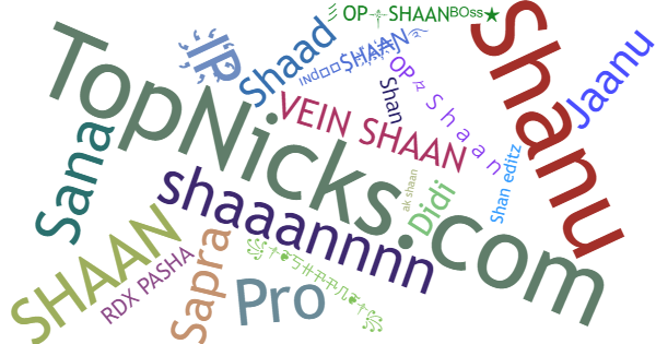 Nicknames for Shaan