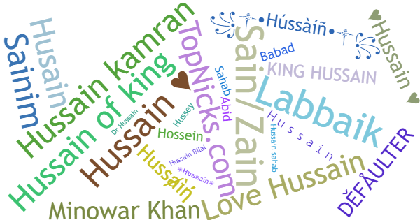 Nicknames for Hussain