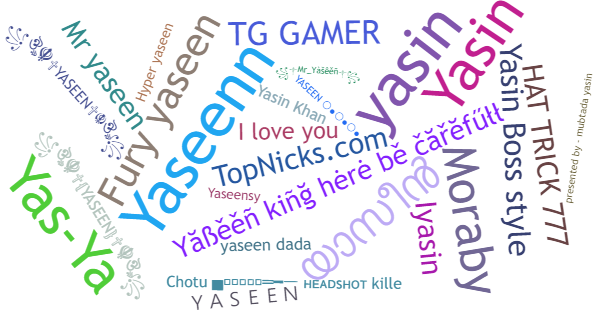 Nicknames for Yaseen