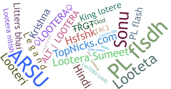 Nicknames for Lootera