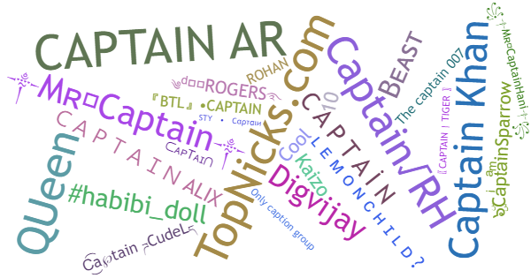 Nicknames for Captain