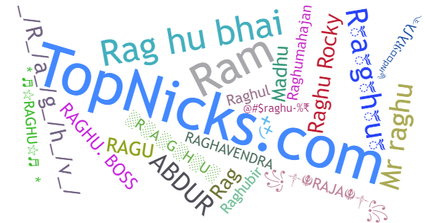 Nicknames for Raghu