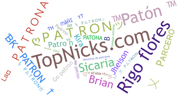 Nicknames for Patron