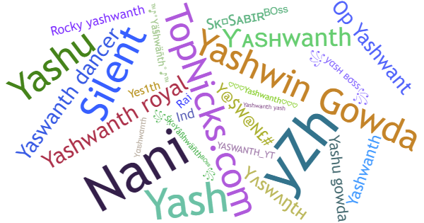 Nicknames for Yashwanth