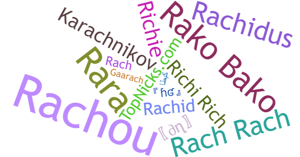 Nicknames for Rachid