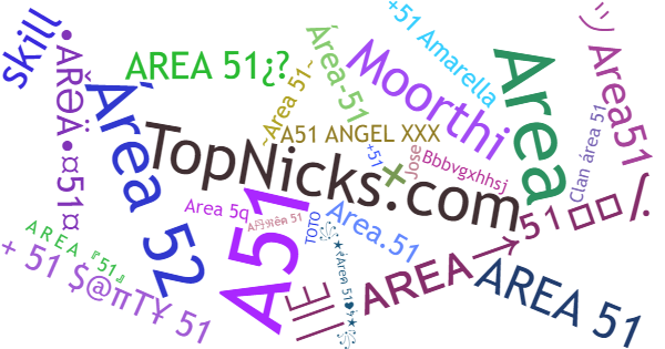 Nicknames for Area51