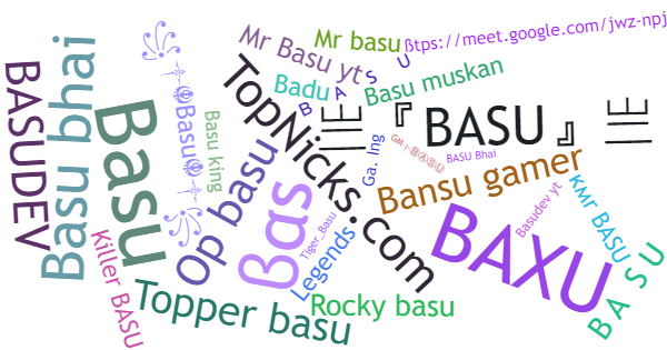 Nicknames for BASU